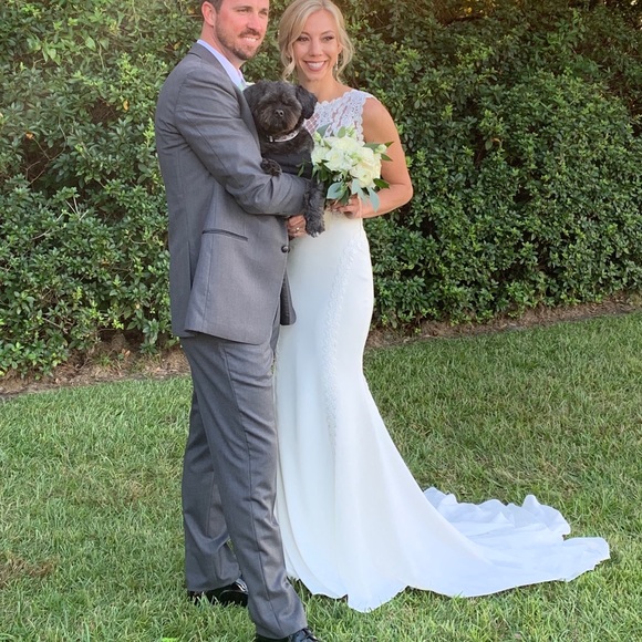 Wedding Dress! Ivory Base - Picture 1 of 7